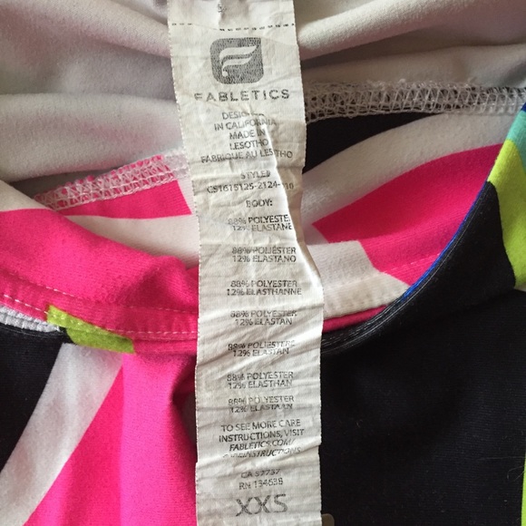 🍾 Fabletics Winn Printed PowerHold Capri popsicle - Picture 6 of 6